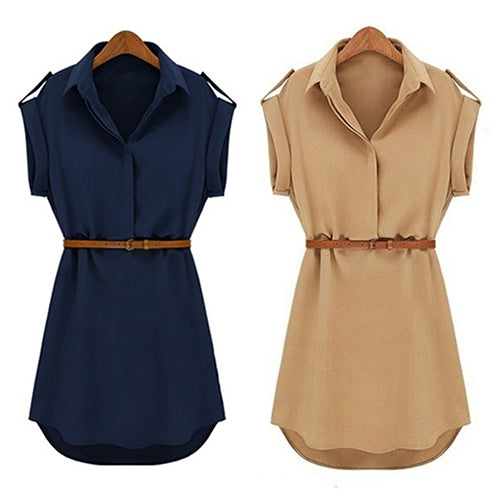 New Fashion Women's Cap Sleeve Stretch Chiffon