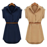 New Fashion Women's Cap Sleeve Stretch Chiffon