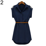 New Fashion Women's Cap Sleeve Stretch Chiffon