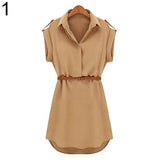 New Fashion Women's Cap Sleeve Stretch Chiffon