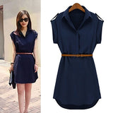 New Fashion Women's Cap Sleeve Stretch Chiffon