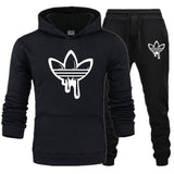 2020 New Two Pieces Set Fashion Hooded Sweatshirts Sportswear Men