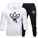 2020 New Two Pieces Set Fashion Hooded Sweatshirts Sportswear Men