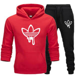 2020 New Two Pieces Set Fashion Hooded Sweatshirts Sportswear Men