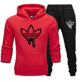 2020 New Two Pieces Set Fashion Hooded Sweatshirts Sportswear Men