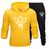 2020 New Two Pieces Set Fashion Hooded Sweatshirts Sportswear Men