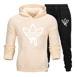 2020 New Two Pieces Set Fashion Hooded Sweatshirts Sportswear Men