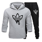 2020 New Two Pieces Set Fashion Hooded Sweatshirts Sportswear Men