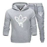 2020 New Two Pieces Set Fashion Hooded Sweatshirts Sportswear Men