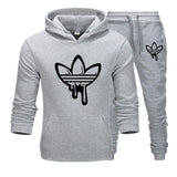 2020 New Two Pieces Set Fashion Hooded Sweatshirts Sportswear Men