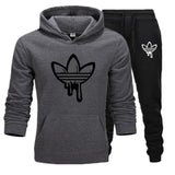 2020 New Two Pieces Set Fashion Hooded Sweatshirts Sportswear Men