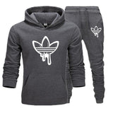 2020 New Two Pieces Set Fashion Hooded Sweatshirts Sportswear Men