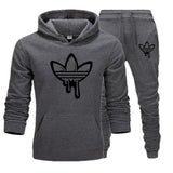 2020 New Two Pieces Set Fashion Hooded Sweatshirts Sportswear Men