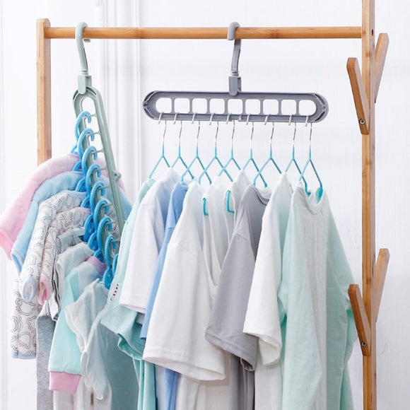 Magic Multi-port Support Circle Clothes Hanger