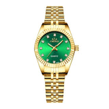 CHENXI Luxury Couple Watch Golden Fashion Stainless Steel Lovers For Women & Men Analog Wristwatch