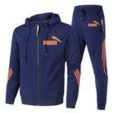 Spring Autumn 2020 Men Sweat Suit Set Striped Tracksuit Men Outfit