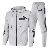 Spring Autumn 2020 Men Sweat Suit Set Striped Tracksuit Men Outfit