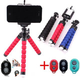 Mobile Phone Holder Flexible Octopus Tripod Bracket for Mobile Phone Camera Selfie