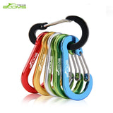 Booms Fishing CC1 6Pcs Aluminum Alloy Carabiner Keychain Outdoor