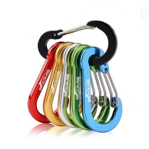 Booms Fishing CC1 6Pcs Aluminum Alloy Carabiner Keychain Outdoor