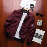 DIMUSI Spring New Men's Bomber Zipper Jacket Male Casual Streetwear