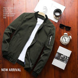 DIMUSI Spring New Men's Bomber Zipper Jacket Male Casual Streetwear