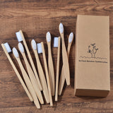 New design mixed color bamboo toothbrush Eco Friendly wooden Tooth Brush Soft bristle