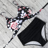 High Waist Bikini Push Up Printed Bikini 2020