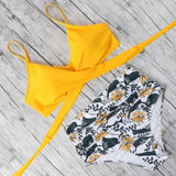 High Waist Bikini Push Up Printed Bikini 2020