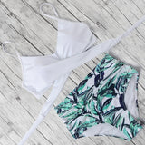 High Waist Bikini Push Up Printed Bikini 2020