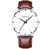 2020 Minimalist Men's Fashion Ultra Thin Watches