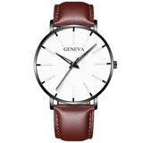 2020 Minimalist Men's Fashion Ultra Thin Watches