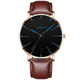 2020 Minimalist Men's Fashion Ultra Thin Watches