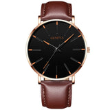 2020 Minimalist Men's Fashion Ultra Thin Watches