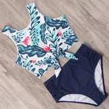 RUUHEE Swimsuit Women Bikini 2020 mujer Swimwear High Waist Bikini Set Sport Tops