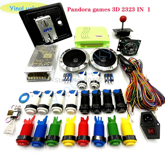 Kit Pandora Box 3D 2323 in 1 Arcade Jamma Game Board HDMI VGA